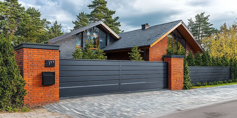 Gartenzaun Metall Polen